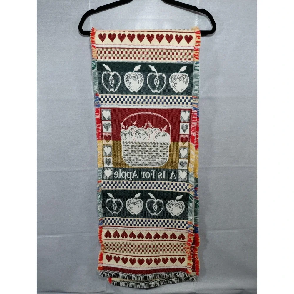 A Is For Apple Tapestry Table Runner 14